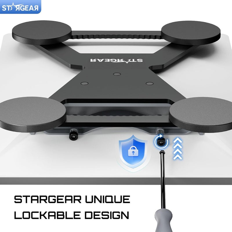 STARGEAR Starlink Mini Mount, Magnetic with 200lbs Heavy Duty Magnet Bases, Starlink Mini Accessories Lockable Starlink Mount for RV, Car, Boat, Truck Aluminum Alloy - Image 3